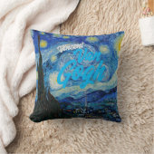 星空の夜ビンセント・ヴァンゴッホ有名絵画な クッション (ブランケット)