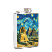 星空の夜ピラミッドSphinxエジプト フラスク (右)