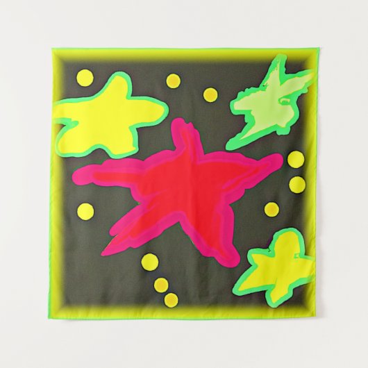 星空の夜ファッショナブル製品。買今 タペストリー (正面)