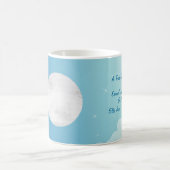 星空の夜ベビーフォトコラージュマグ コーヒーマグカップ (中央)