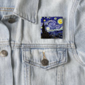 星空の夜ボタン 缶バッジ (インサイチュ)