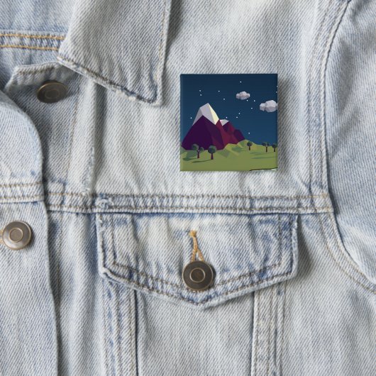 星空の夜写真 缶バッジ (インサイチュ)