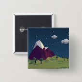 星空の夜写真 缶バッジ (正面&裏面)