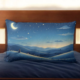 星空の夜心地よい枕 ランバークッション