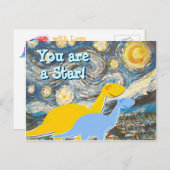 星空の夜景はがき ポストカード (正面/裏面)