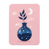 星空の夜桜 マグネット (縦)