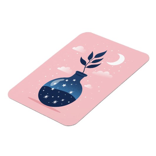 星空の夜桜 マグネット (左側)
