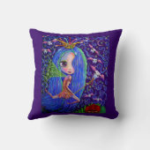 星空の夜歯妖精の歯科医の衛生士 クッション (裏面)