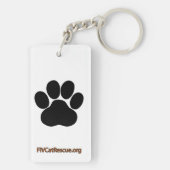 星空の夜猫 キーホルダー (裏面)