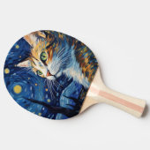 星空の夜猫 卓球ラケット (横)