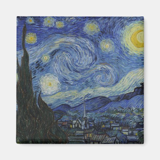 星空の夜磁石 マグネット (正面)