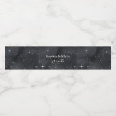 星空の夜結婚の天体 ペットボトルラベル (シングルラベル)