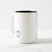 星空の夜陰 ツートーンマグカップ (正面左)