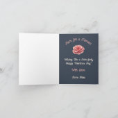 星空の夜鳴き声フワフワ猫バレンタインカード シーズンカード (内部)