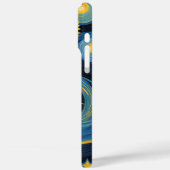 星空の夜、ひまわりの花に出会う Case-Mate iPhoneケース (裏面 / 左)