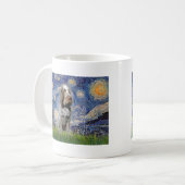 星空の夜 – イタリアンスピノン(ローアン) コーヒーマグカップ (正面左)