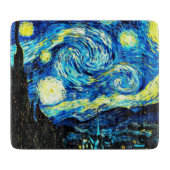 星空の夜 カッティングボード (正面)