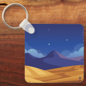 星空の夜 キーホルダー (正面)