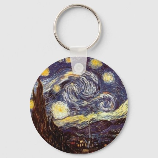 星空の夜 キーホルダー (正面)