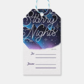 星空の夜/ギフトラベル ギフトタグ (裏面)