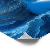 星空の夜🌌 – ギリシャ女神ファンタジーポスター#4 ポスター (角)