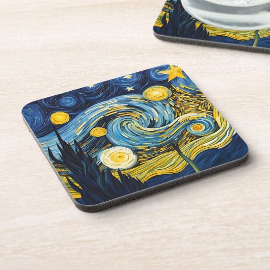 星空の夜 コースター (左側)