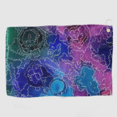 星空の夜 ゴルフタオル (横)