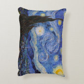星空の夜:セントレミーbyヴィンセント・ヴァン・ゴッホ アクセントクッション (裏面(縦))