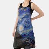 星空の夜：セントレミーbyヴィンセント・ヴァン・ゴッホ エプロン (インサイチュ)
