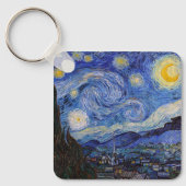星空の夜：セントレミーbyヴィンセント・ヴァン・ゴッホ キーホルダー (正面)