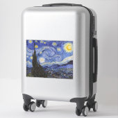 星空の夜:セントレミーbyヴィンセント・ヴァン・ゴッホ シール (スーツケース)