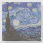 星空の夜:セントレミーbyヴィンセント・ヴァン・ゴッホ ストーンコースター (正面)