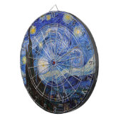 星空の夜:セントレミーbyヴィンセント・ヴァン・ゴッホ ダーツボード (正面右)