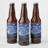 星空の夜：セントレミーbyヴィンセント・ヴァン・ゴッホ ビールラベル (ボトル)