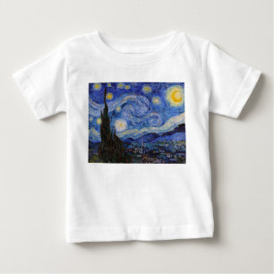 星空の夜：セントレミーbyヴィンセント・ヴァン・ゴッホ ベビーTシャツ