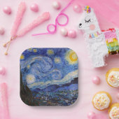 星空の夜：セントレミーbyヴィンセント・ヴァン・ゴッホ ペーパープレート (パーティー)