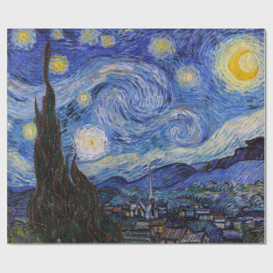 星空の夜：セントレミーbyヴィンセント・ヴァン・ゴッホ ラッピングペーパー