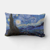 星空の夜：セントレミーbyヴィンセント・ヴァン・ゴッホ ランバークッション (裏面)