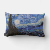 星空の夜：セントレミーbyヴィンセント・ヴァン・ゴッホ ランバークッション (正面)
