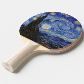 星空の夜：セントレミーbyヴィンセント・ヴァン・ゴッホ 卓球ラケット (正面アングル)