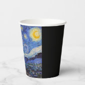星空の夜：セントレミーbyヴィンセント・ヴァン・ゴッホ 紙コップ (裏面)