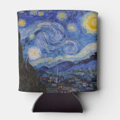星空の夜：セントレミーbyヴィンセント・ヴァン・ゴッホ 缶クーラー (裏面)