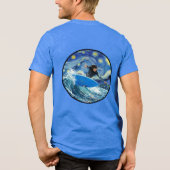 星空の夜 トライブレンドTシャツ (裏面)