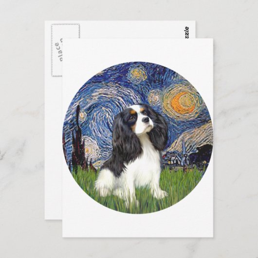 星空の夜 – トリカバリエ#5 ポストカード (正面/裏面)