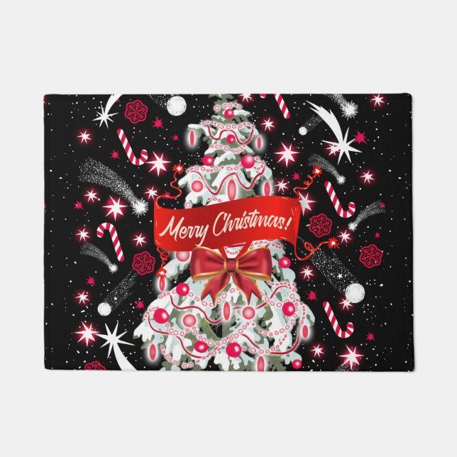 星空の夜 ドアマット (正面)