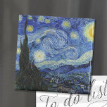 星空の夜 |ビンセント・ヴァン・ゴッホ マグネット<br><div class="desc">スターリーナイト(1889)オランダアーティストのヴィンセント・ヴァン・ゴッホ。オリジナルのアートワークは、青と黄色のムーディな色合いのエネルギッシュなポスト印象派の夜空を描いたキャンバス上の油である。デザインツールを使用してイメージのカスタム文字を追加したり、イメージをカスタマイズする。</div>