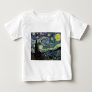 星空の夜 – ファンゴッホ ベビーTシャツ