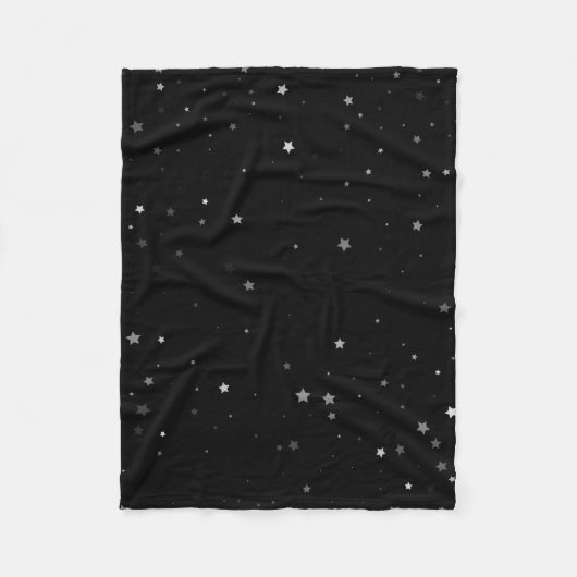 星空の夜 フリースブランケット (正面)