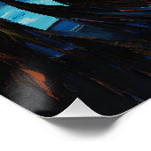 星空の夜 – ブルフランスのドッグ002 - Qian wan G ポスター (コーナー)