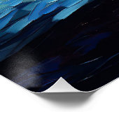 星空の夜 – プグ犬002 – 銭湾ゴッホ ポスター (コーナー)